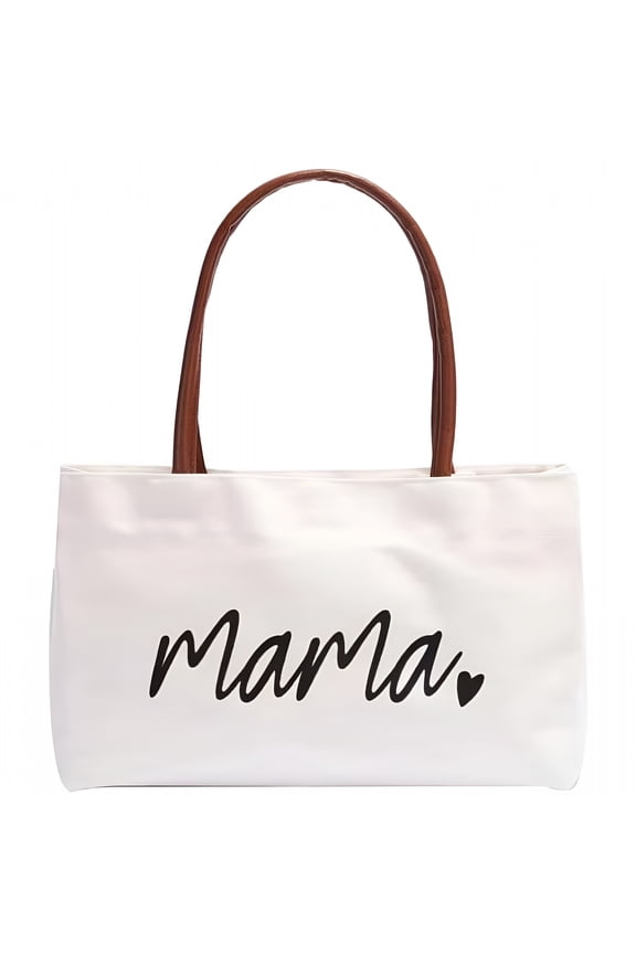 Mom Bag Mother Gifts Canvas Tote for Hospital, Shopping, Beach, Travel