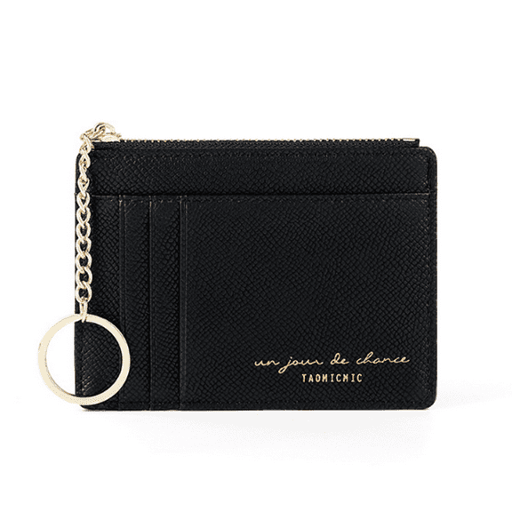 GASTROPOD Money Clip Leather Business Card Holder Zipper Money Clip,Style 1