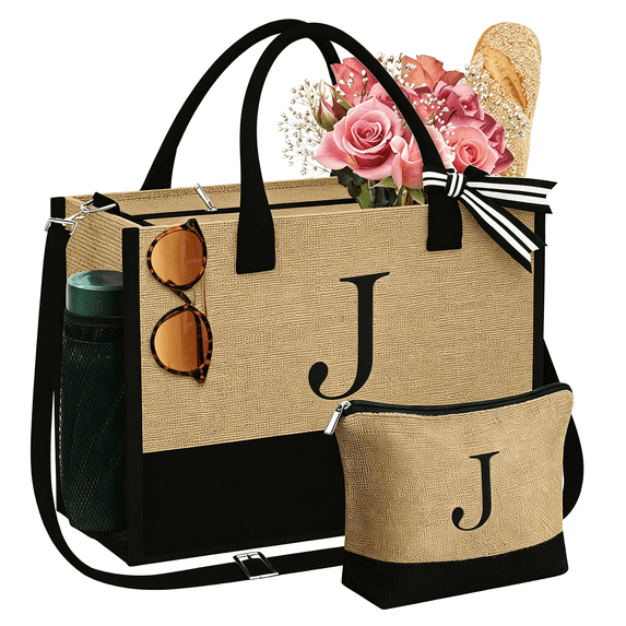 Monogramen GASTROPOD Monogrammed Tote Bags Personalized Gifts for Women - Initial ...