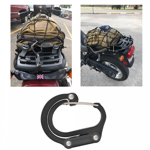 GASTROPOD Multifunctional D-Type Carabiner Clips 360 Degree Rotating Hook Buckle for Camping Hiking Travel 4 Colors