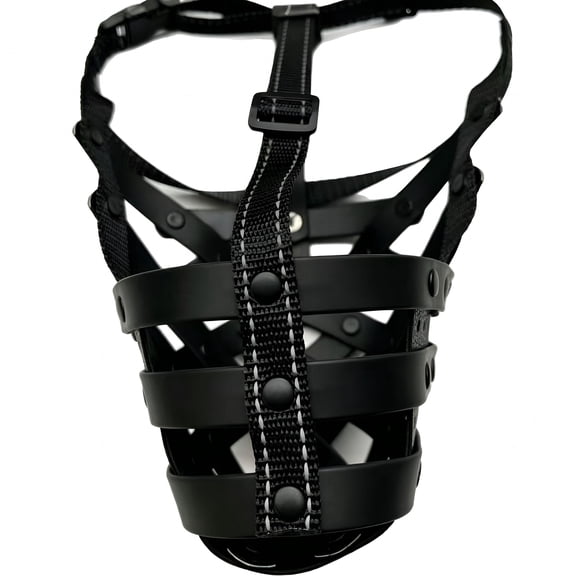 GASTROPOD Muzzle for Large Medium Sized Dogs to Prevent Biting Scavenging, Basket Muzzle for Rottweiler Staffordshire Terrier in Grooming Training, Allow to Pant Drink, Lightweight and Sturdy