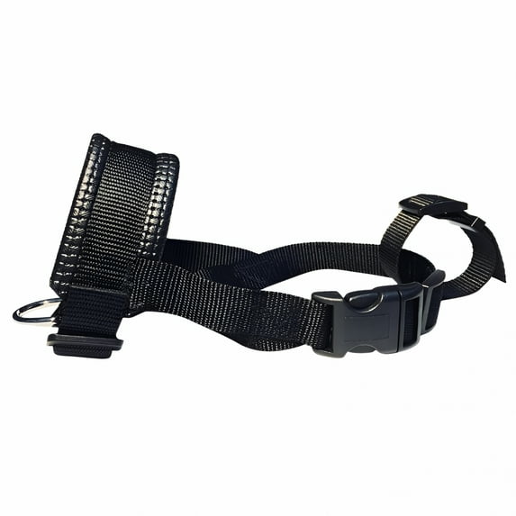GASTROPOD Nylon Dog Muzzle Padded Headcollar with Adjustable Loop for Small,Medium,Large Dogs Prevent From Biting,Barking and Chewing