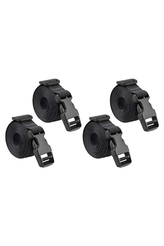 Outdoor Backpack Strap Travel Straps Adjustable Belt Nylon 4 Pcs