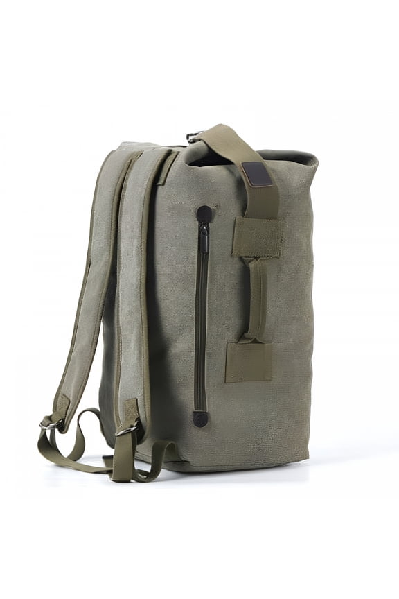 Outdoor Large Bag Rucksack Mens Military Canvas Backpacks Multi-functional Bucket Shoulder Army Bag Tourist Foldable
