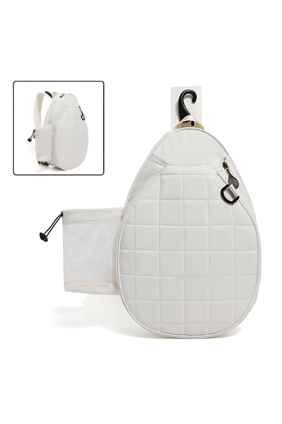 Outdoor Tennis Backpack Crossbody Bag for Tennis Racket Pickleball Paddles