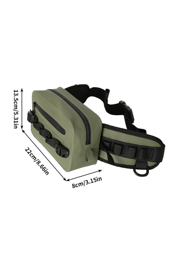 Outdoor Waist Pack for Fishing Hiking and Riding Large Capacity Multi-Pocket Organizer with Adjustable Belt for Essentials Fishing Fanny Pack