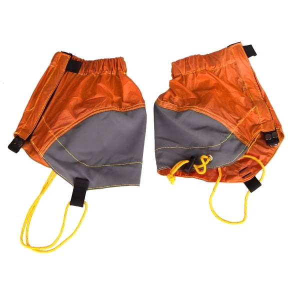 GASTROPOD Pair of Outdoor Waterproof Ankle Walking Gaiters Hiking (Orange)