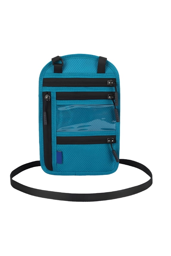 Passport Holder Neck Pouch Travel Pouch Wallet Portable Lanyard Passport Holder