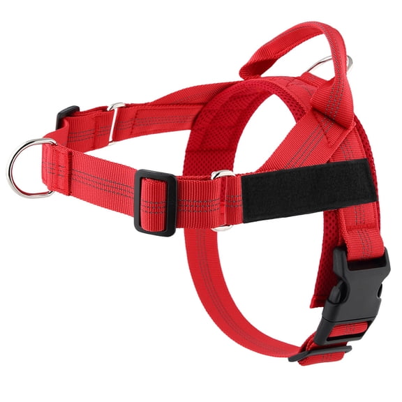 GASTROPOD Personalized No Pull Dog Harness with Custom Name Patch | Reflective Strips,Adjustable Fit,Front & Back Leash Clips,Soft Padded Mesh Harness