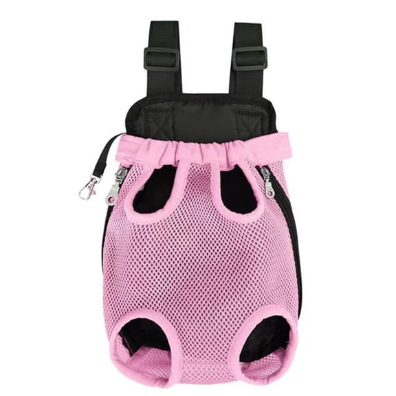 GASTROPOD Pet Backpack Carrier Breathable Transparent Window Portable Comfortable for Small Medium Cats Dogs Pet Travel Outdoor Adventure Accessory,Large,Pink