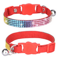 thumbnail image 1 of GASTROPOD Pet Collar,Adjustable Breathable Collar for Small to Large Pets,Sparkling Rhinestone Cat Collar,Safe Release Buckle Collar with Alloy Bell for Dogs & Cats, 1 of 4