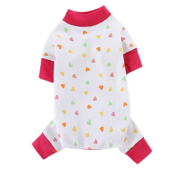 GASTROPOD Pet Dog Pajamas,Breathable Cotton Fabric for Softness Dog Costume,Great for Small Dogs and Puppies Pet Jumpsuits,M