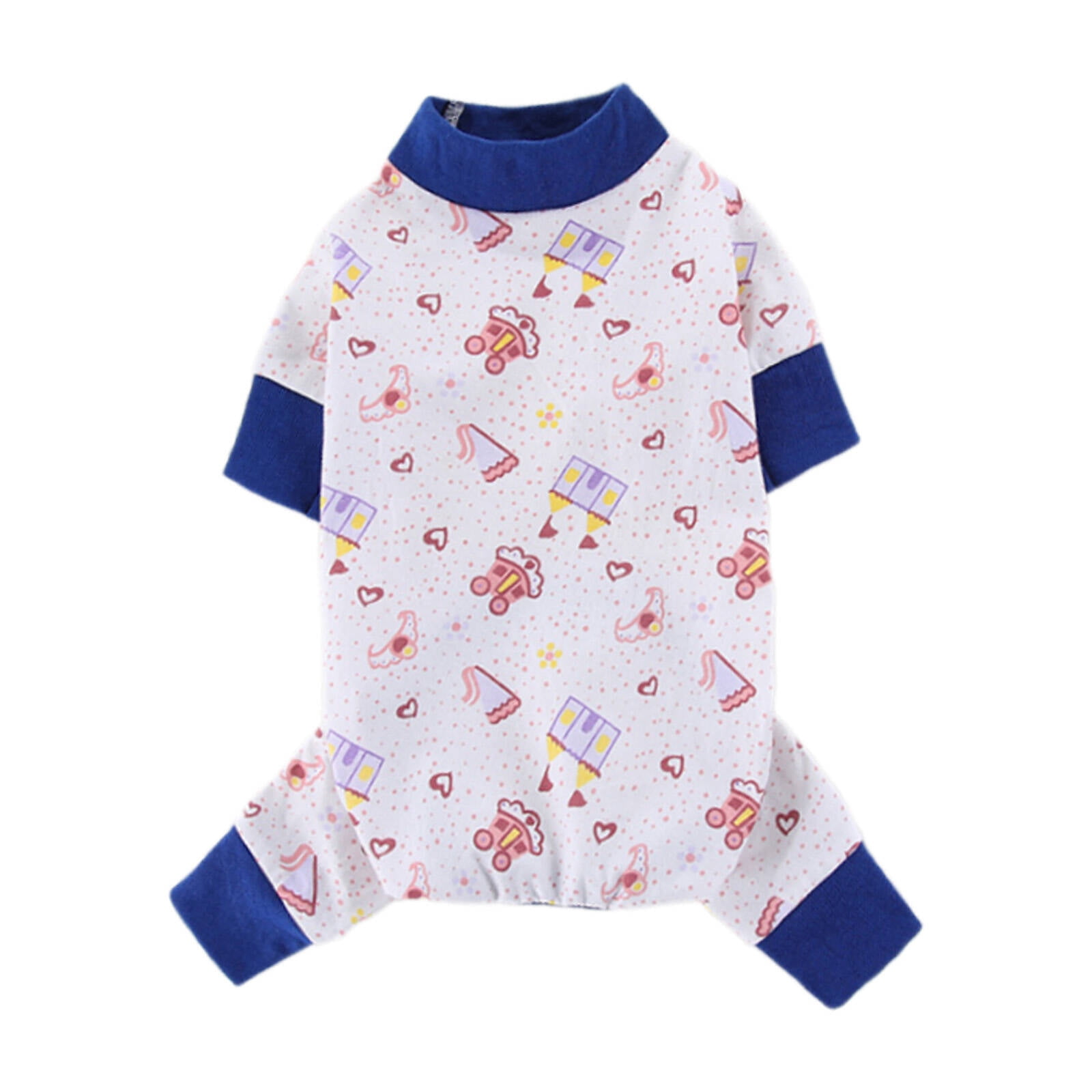 GASTROPOD Pet Dog Pajamas,Charming Ruffled and Cartoon Print Design Dog ...