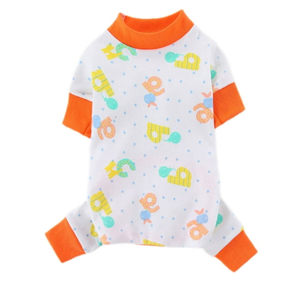 GASTROPOD Pet Dog Pajamas,Perfect for Small Dogs and Puppies Dog Costume,Charming Cartoon Design with Ruffles Pet Jumpsuits,S