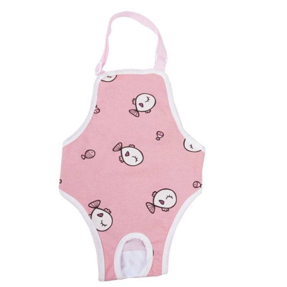 GASTROPOD Pet Sanitary Pants,Female Dogs Pet Physiological Pants,Small Dogs Female Dog Diaper,Pink,S