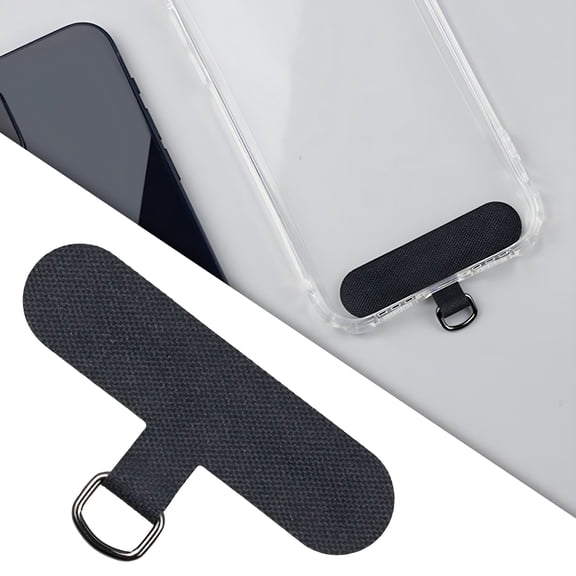 GASTROPOD Phone Lanyard Patch/ Drop Protection Phone Strap Parts with Metal Lost Phone Tether Tab Cellphone Case Patch/ for Outdoor Hiking,Black