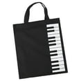 thumbnail image 1 of GASTROPOD Piano Keyboard Style Musical Instrument Tote Bag Handbag Carry Bag For Girls Gift Black, 1 of 7
