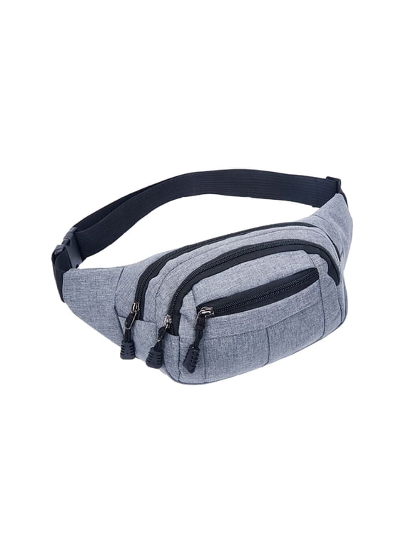 Plus Size Crossbody Bag Extra Long Strap,Running Fanny Pack with 3 Zipper Pockets,For Travel Cycle Run Adjustable Crossbody Bags