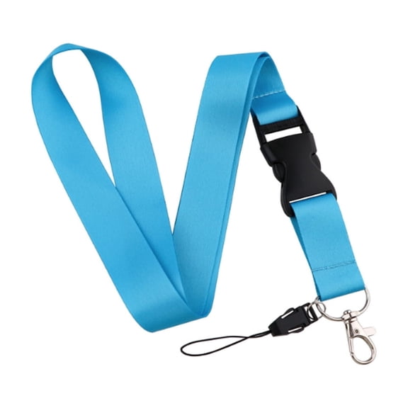 GASTROPOD Polyester Lanyard with ID Badge Holder, Waterproof Neck Strap for Keys, Office, Conferences, Blue