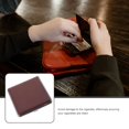thumbnail image 1 of GASTROPOD 2026 New Portable Cigarette Case with Flip Design and Sliding Lid for Daily Use Brown Iron and Leather 10Pack for Daily Carry,Travel,Outdoor Use,Smoking Accessories,Gifts, 1 of 6