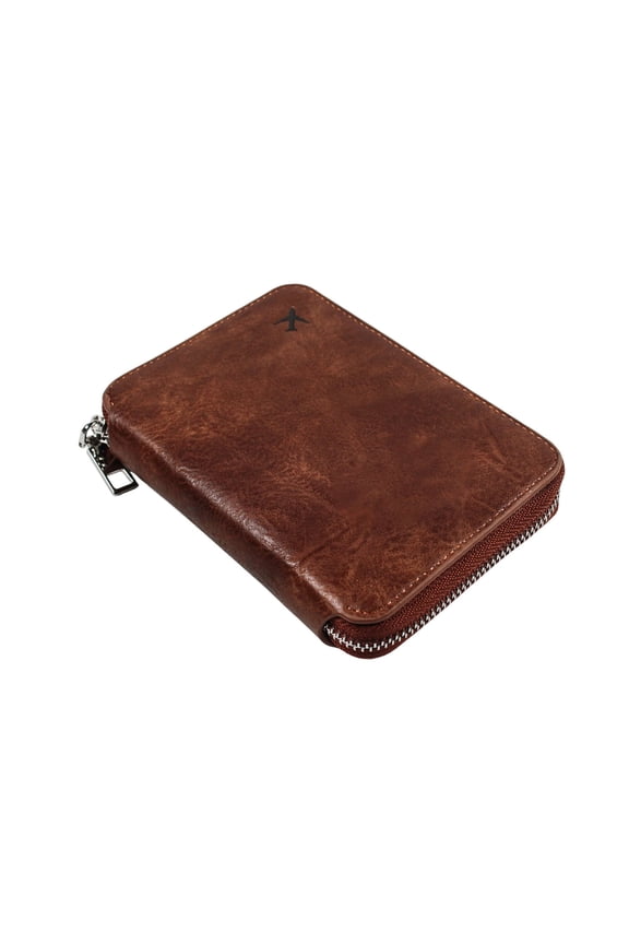 Premium Rfid Blocking Passport Holder Wallet-Travel Essentials Pouch for Men&Women,Leather Cloth Zipper Closure,Secure Id Credit Card Organizer for Airplane Trips