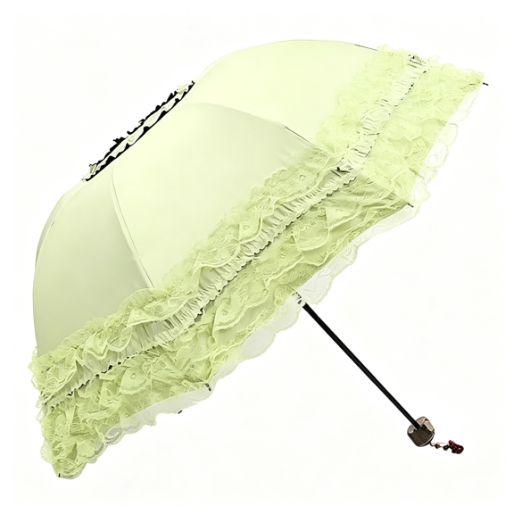 GASTROPOD Princess Lace Uv Protection Travel Umbrella Upf 50+ Foldable Compact Umbrella Foldable Compact Umbrella Lace Umbrella