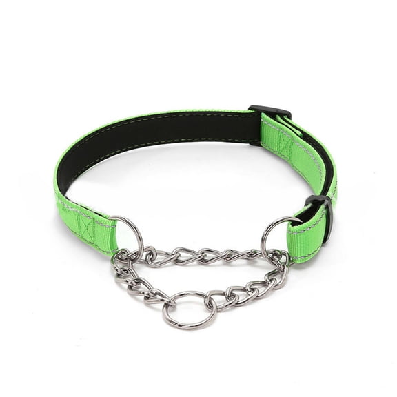 GASTROPOD Prong Collar,Adjustable Comfortable Training Collar for Dogs,Reflective Nylon Dog Prong Collar for Safe Leash Training,Humane Pet Collar for Behavior Correction