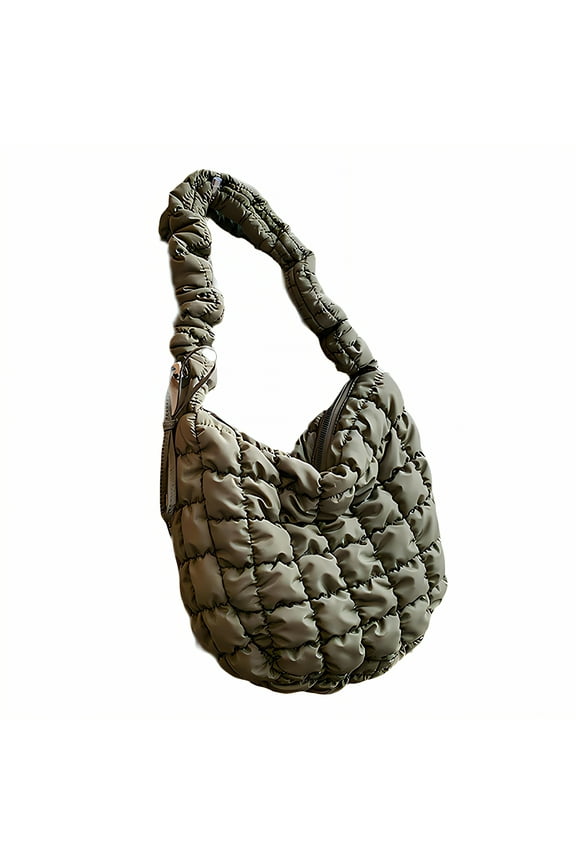 Puffer Tote Bag,Adjustable Puffer Purse,Fit Puffy Bag,Army Green