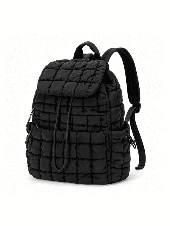 Puffy Quilted Backpack Purse for Women,Casual Lightweight Daypack for Women Travel | Purse,Casual Lightweight Puffer Backpack for Women