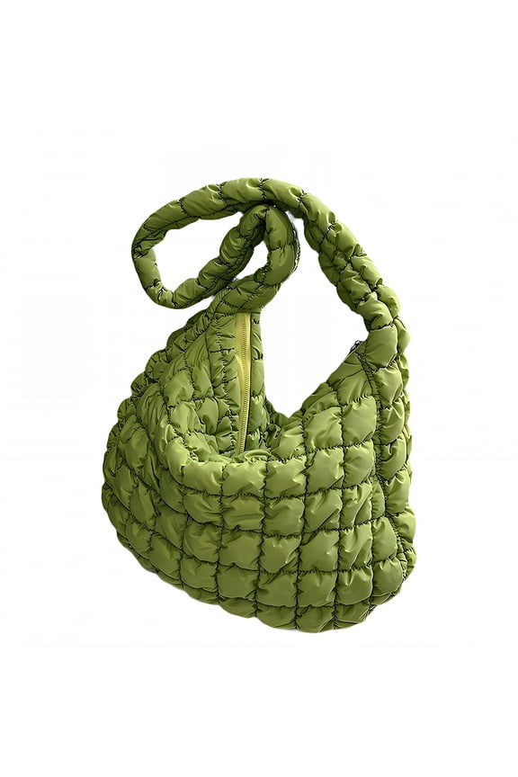 Puffy Tote Bag,Comfortable Strap Puffer Purse,Daily Essentials Puffy Bag,17*12*4"