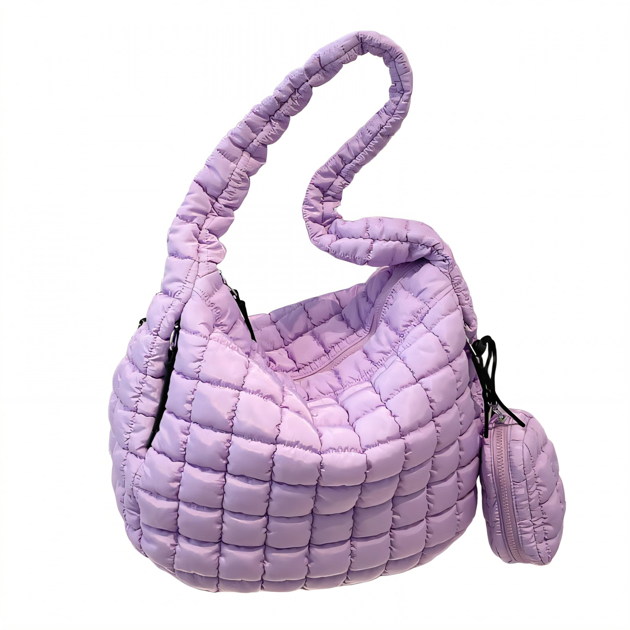 GASTROPOD Puffy Tote Bag,Nylon Fabric Puffer Purse,Interior Zip