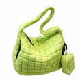 thumbnail image 1 of GASTROPOD Puffy Tote Bag,Spacious Capacity Puffer Purse,Premium Nylon Fabric Puffy Bag,Green, 1 of 4