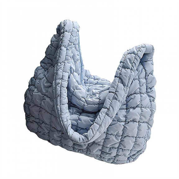 GASTROPOD Puffy Tote Bag,Versatile Outfits Puffer Purse,Daily Essentials Puffy Bag,14*11*2"