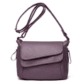 thumbnail image 1 of GASTROPOD Purses for Women Convenient Pocket Design Cross Body Bag for Woman Side Zipper Pockets Shoulder Bag for Women Purple, 1 of 2