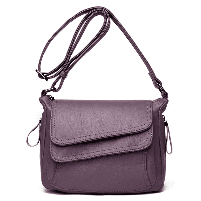 GASTROPOD Purses for Women Convenient Pocket Design Cross Body Bag for Woman Side Zipper Pockets Shoulder Bag for Women Purple
