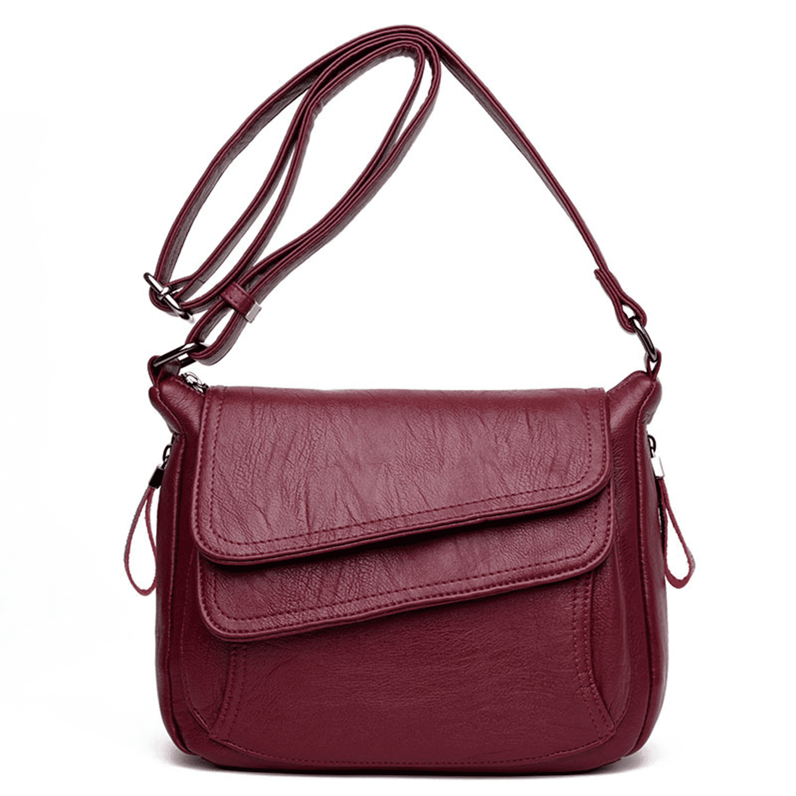 GASTROPOD Purses for Women Convenient Pocket Design Cross Body Bag for Woman Side Zipper Pockets Shoulder Bag for Women Red