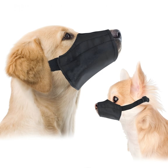 GASTROPOD Quick Fit Dog Muzzle for Grooming, Muzzle for Medium Sized Dog, Black, Size 1