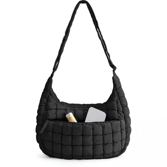 GASTROPOD Quilted Crossbody Bag for Women,Lightweight Puffer Purse for Travel,Daily Use & Work | Water-resistant,Puffy Shoulder Bag,Adjustable Strap,Light & Comfortable,Hands-free Bags