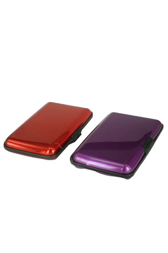 RFID Blocking Credit Card Holder, Waterproof Aluminum Metal Wallet, Hard Shell ID Case with 6 Slots, Slim Business Card Protector for Men and Women