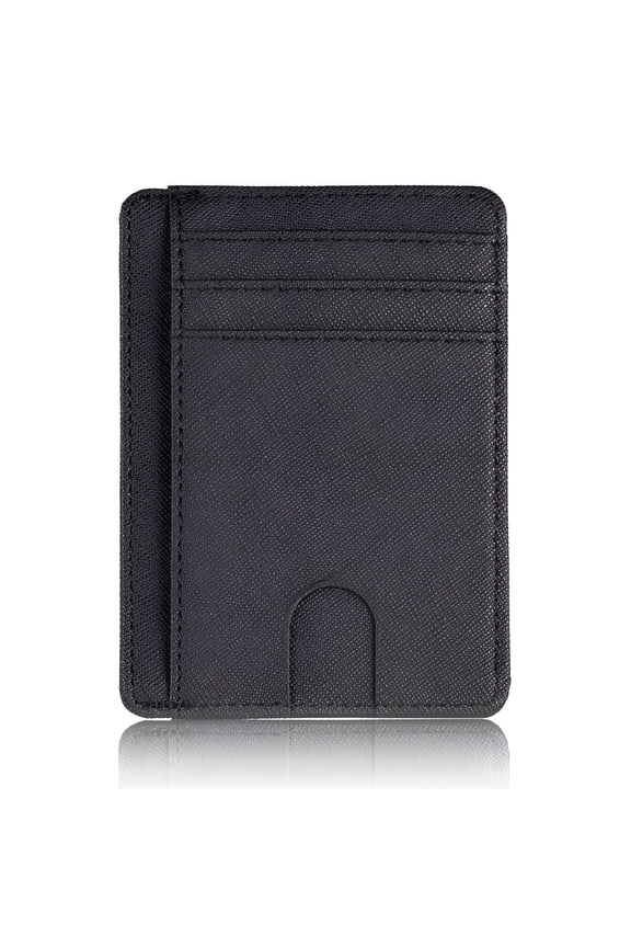 RFID Blocking Leather Wallet Credit ID Card Holder Purse Money Case for Men Women