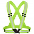 thumbnail image 1 of GASTROPOD Reflective Vest Running Vest Reflective Running Gear Adjustable Shoulder Straps High Visibility Safety Vest 10x20x4cm,Light Green, 1 of 3