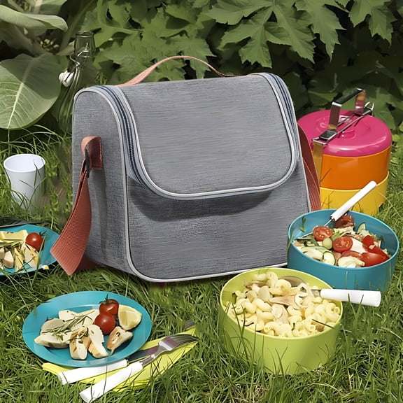 GASTROPOD Reusable Insulated Lunch Bag Cooler Bag Leakproof Portable Collapsible Soft Cooler Small Ice Chest for Beach Camping Travel Cooler for Car