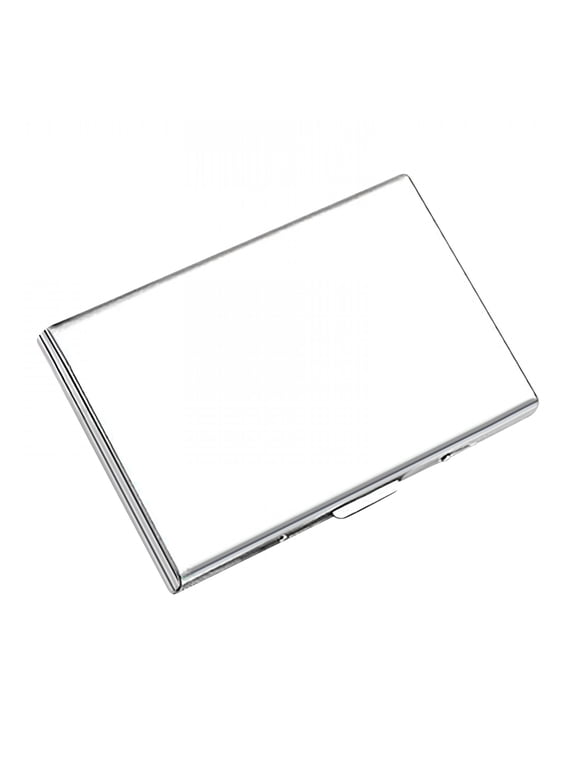 Rfid Blocking Credit Card Holder Slim Metal Wallet for Men & Women - Anti-Theft Protection for Id Cards Debit Cards Driver License Business Cards - Stainless Steel Compact Card Case Wallet