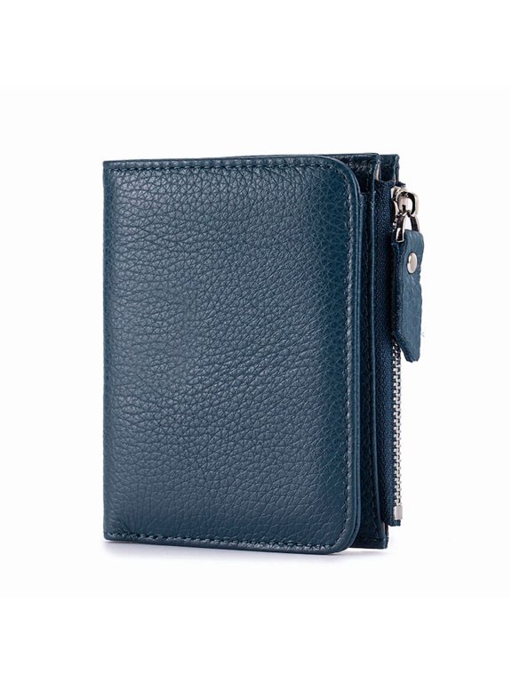 Rfid Slim Passport Holder for Women, Compact Leather Passport Wallet,Zippered Coins Pocket and Cash Compartment Travel Passport Cover Case