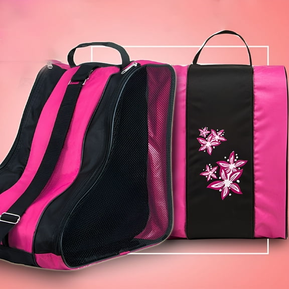 GASTROPOD Roller Skate Bag, Ice Skate Case Triangle Inline Skate Bag Oxford Cloth Skate Shoes Carry Case Waterproof Skate Tote with Adjustable Shoulder Strap for Kids & Adults Skate Accessories