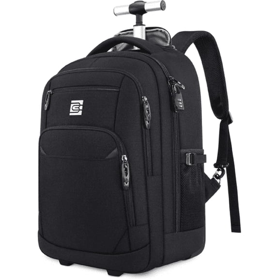 GASTROPOD Rolling Backpack for Adults 18Inch Backpack with Wheels for Travel Water Resistant Roller Backpack with Lockable Zippers Backpack Suitcase for Travel