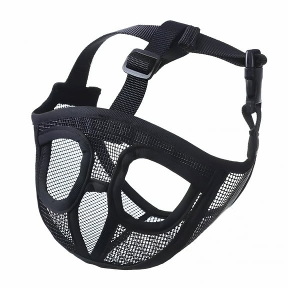 GASTROPOD Short Snout Dog Muzzle,Muzzle with Tongue Out Design to Prevent Eating Biting Licking,Mesh Dog Muzzle for Flat-Faced Dogs,Breathable Muzzle for Grooming Walking Dog Muzzle for Small Dogs