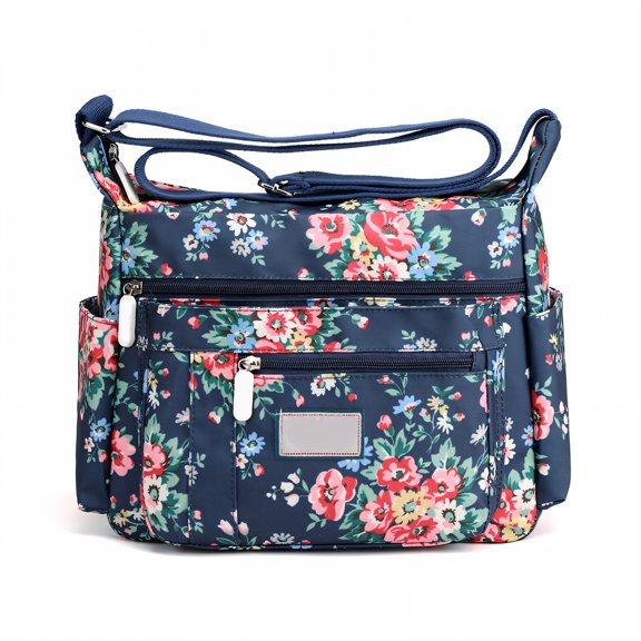 GASTROPOD Shoulder Bag,Delicate Touch Cross Body Bag,Light Womens Crossbody Bag,Roses