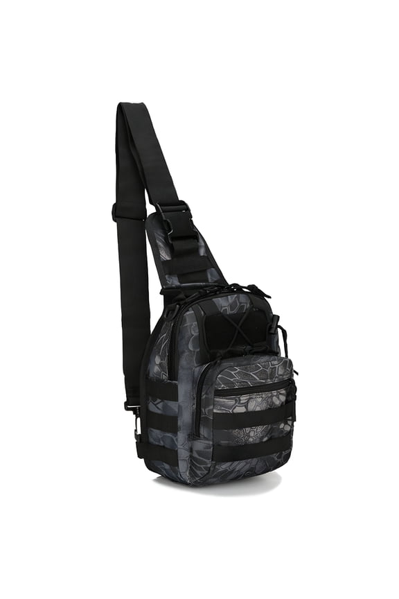 Shoulder Bag Waterproof Oxford Small Chest Bag Outdoor Sports Sling Backpack for Hunting Hiking Camping