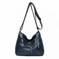 thumbnail image 1 of GASTROPOD Shoulder Bags,Fine Craftsmanship Shoulder Bag for Women,Adjustable Shoulder Purse,Dark Blue, 1 of 4